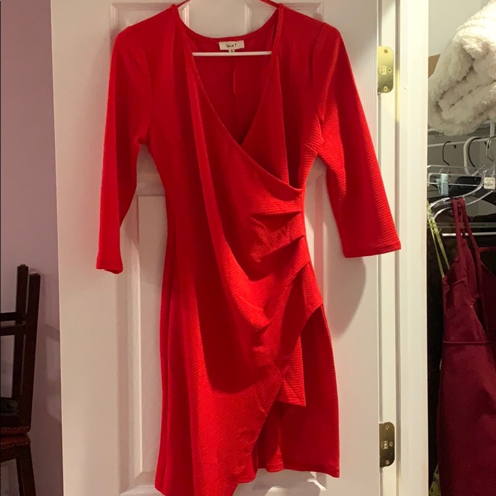 Red dress